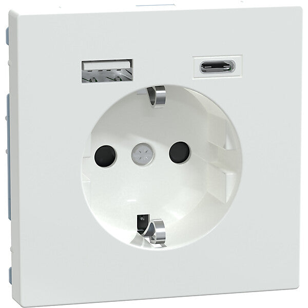 Merten Schuko Steckdose mit USB Ladegerät MEG2367-6035